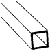 Evergreen Square tubing 3,2mm 3stk.