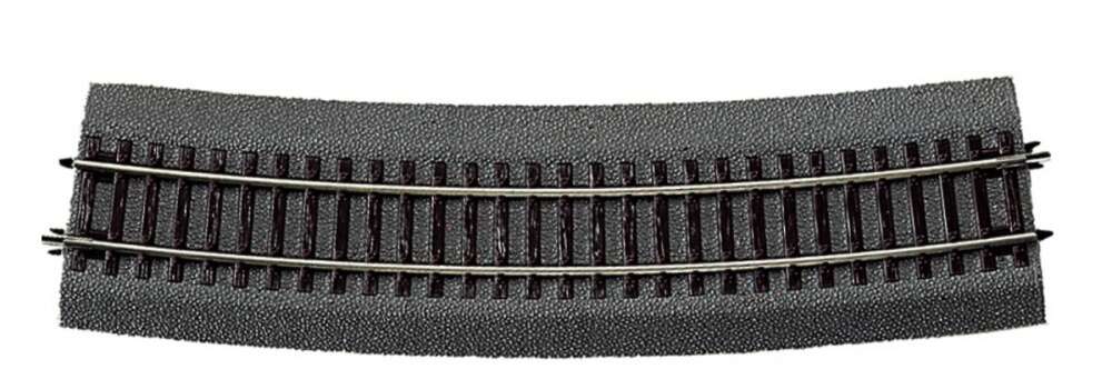 Curved track R9, 15°