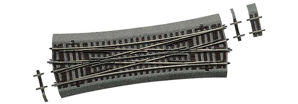 Double slip turnout DKW15