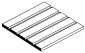 Evergreen Passenger car siding, thickness 0,75, groove spacing 0,89mm 1stk.
