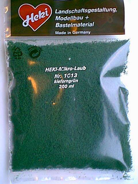Heki, Mikro løv furu grønn