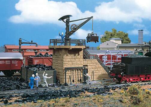 Coaling facility with crane