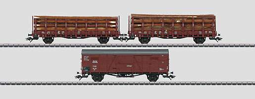 DRG godsvognsett 3-vogner