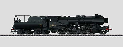 Steam Locomotive with a Tender.