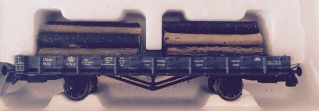 ÖBB tømmervogn m.last