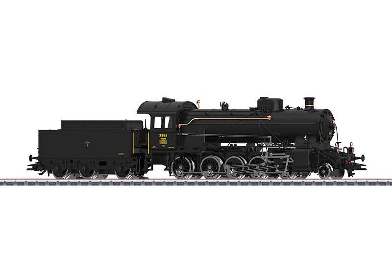 Class C 5/6 "Elephant" Steam Locomotive with a Tender
