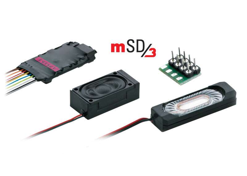 mSD3 SoundDecoder for an diesel locomotive.