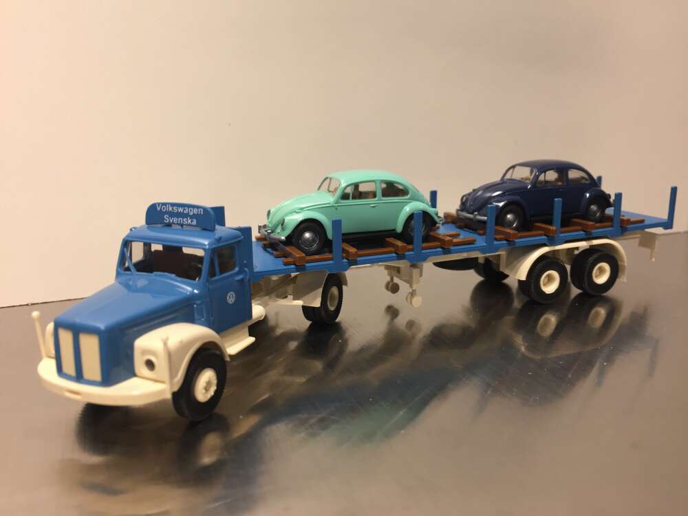 Scania SZ m.henger og to stk VW boble