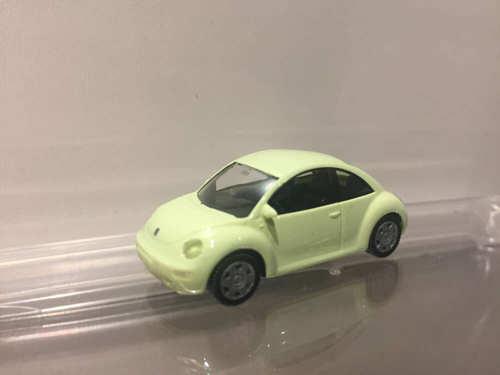 VW boble ny type, lys-gul