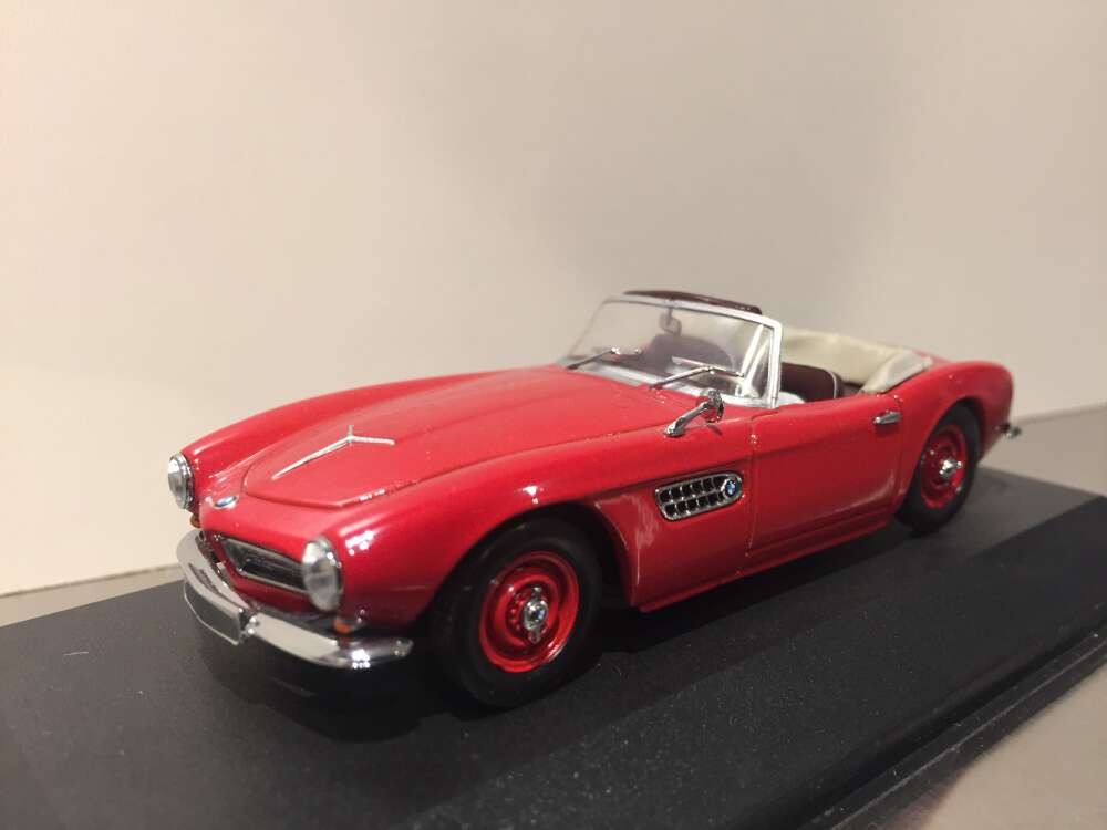 BMW 507 Cabrio, rød