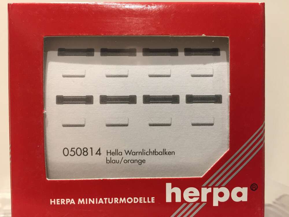 HO 1:87 HELLA lysbjelker blå og oransje