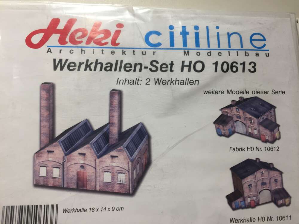Heki cityline, HO fabrikkhaller