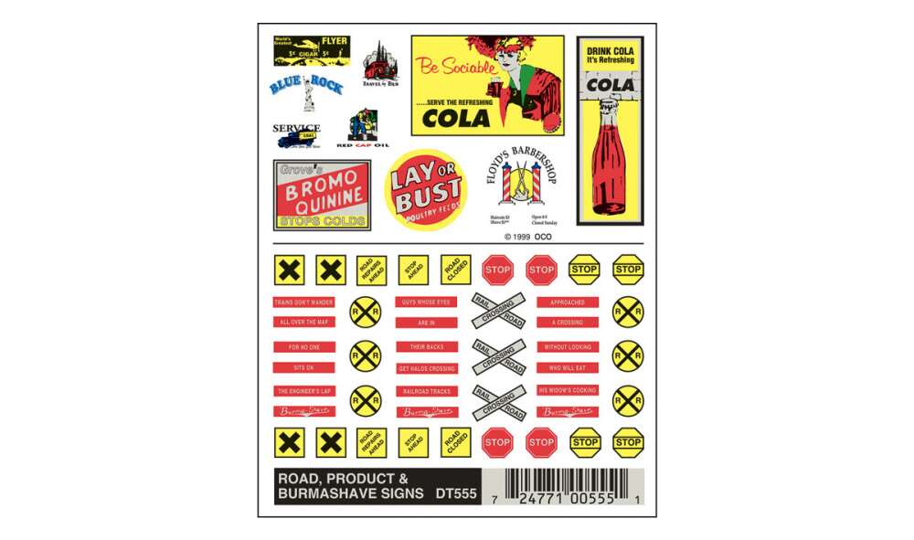 Woodland, Dry transfere decals