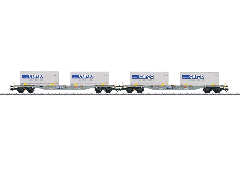 Two Type Sgnss Container Flat Cars with Interchangeable Transport Units