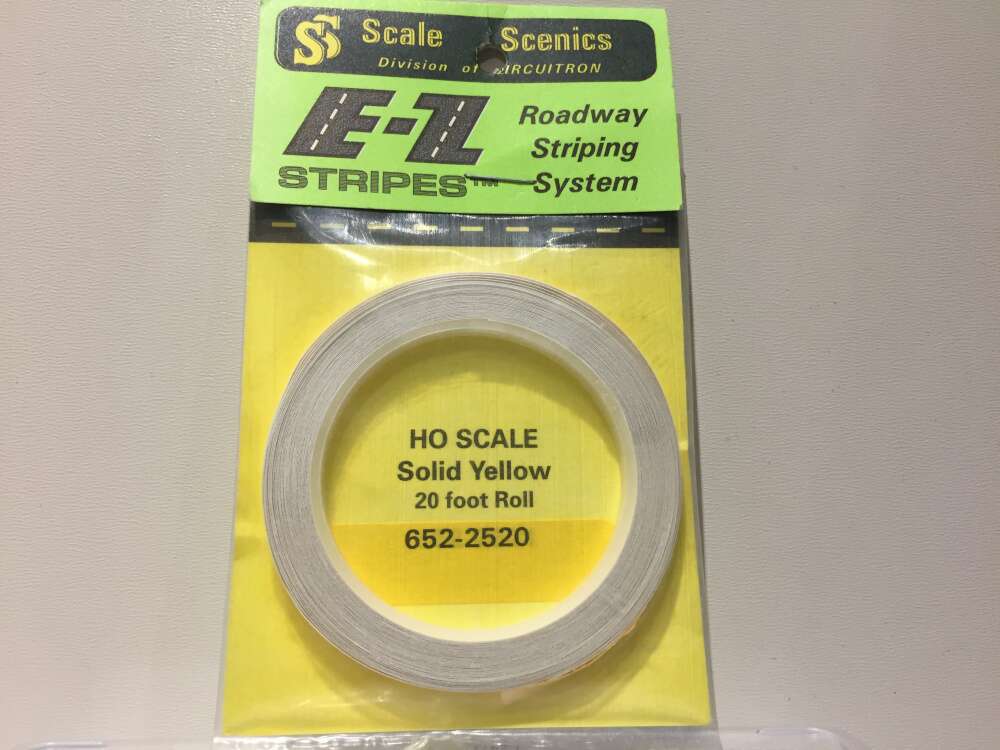 HO Solid Yellow stripe