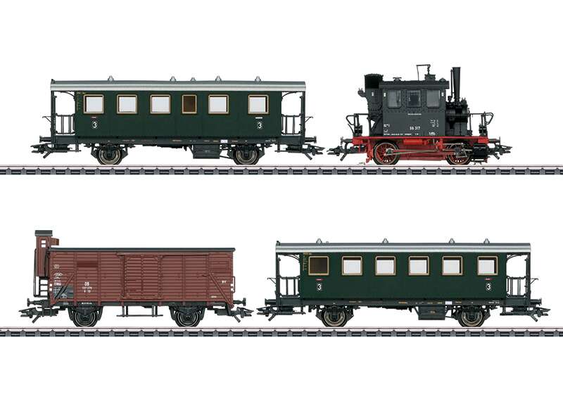 Passenger Train with a Freight Car (PmG)