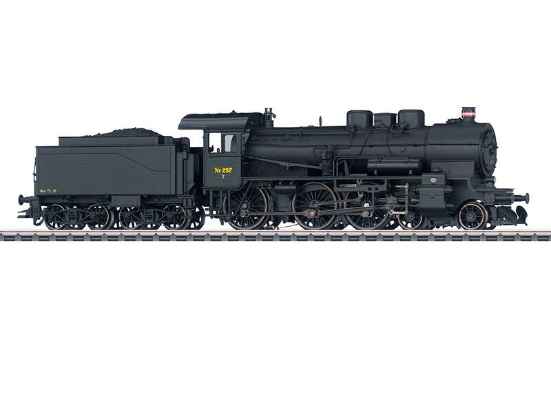 Class Litra T 297 Steam Locomotive with a Tender