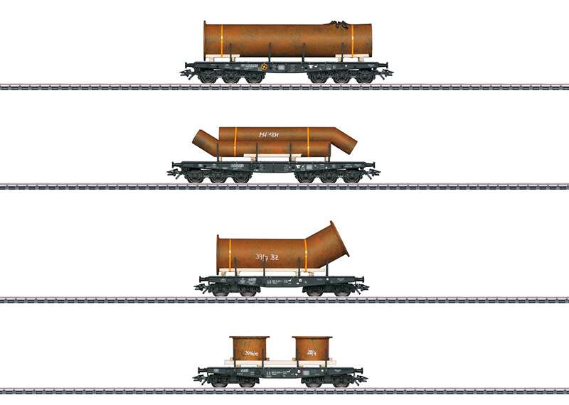 Heavy-Duty Flat Car Set for the Class 193
