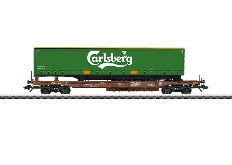 "Carlsberg" Deep Well Flat Car