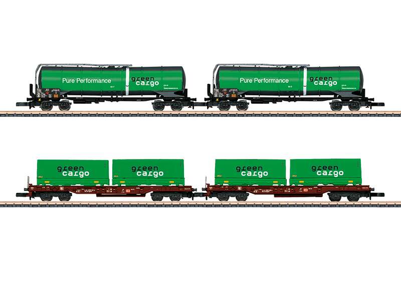 Z, "Green Cargo" Freight Car Set