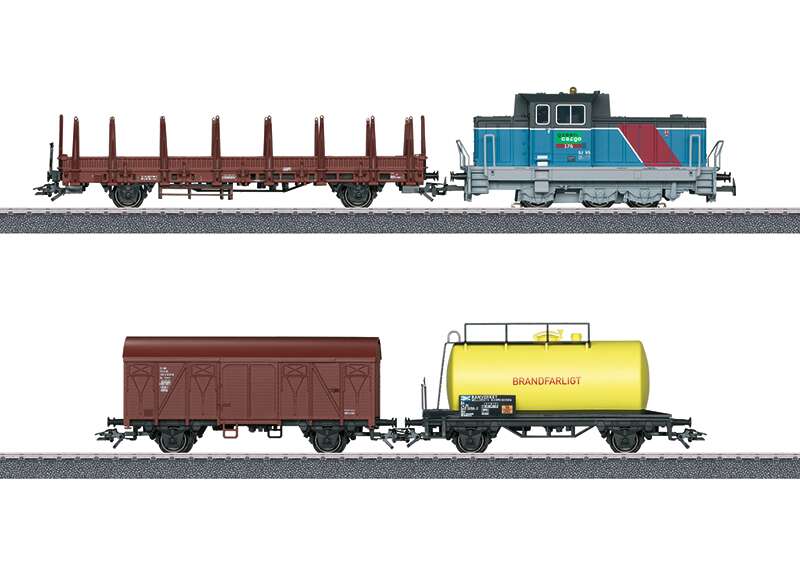 "Era VI Swedish Freight Train" Digital Starter Set. 230 Volts.