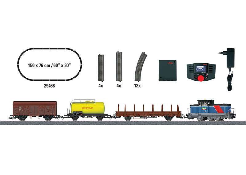 "Era VI Swedish Freight Train" Digital Starter Set. 230 Volts.