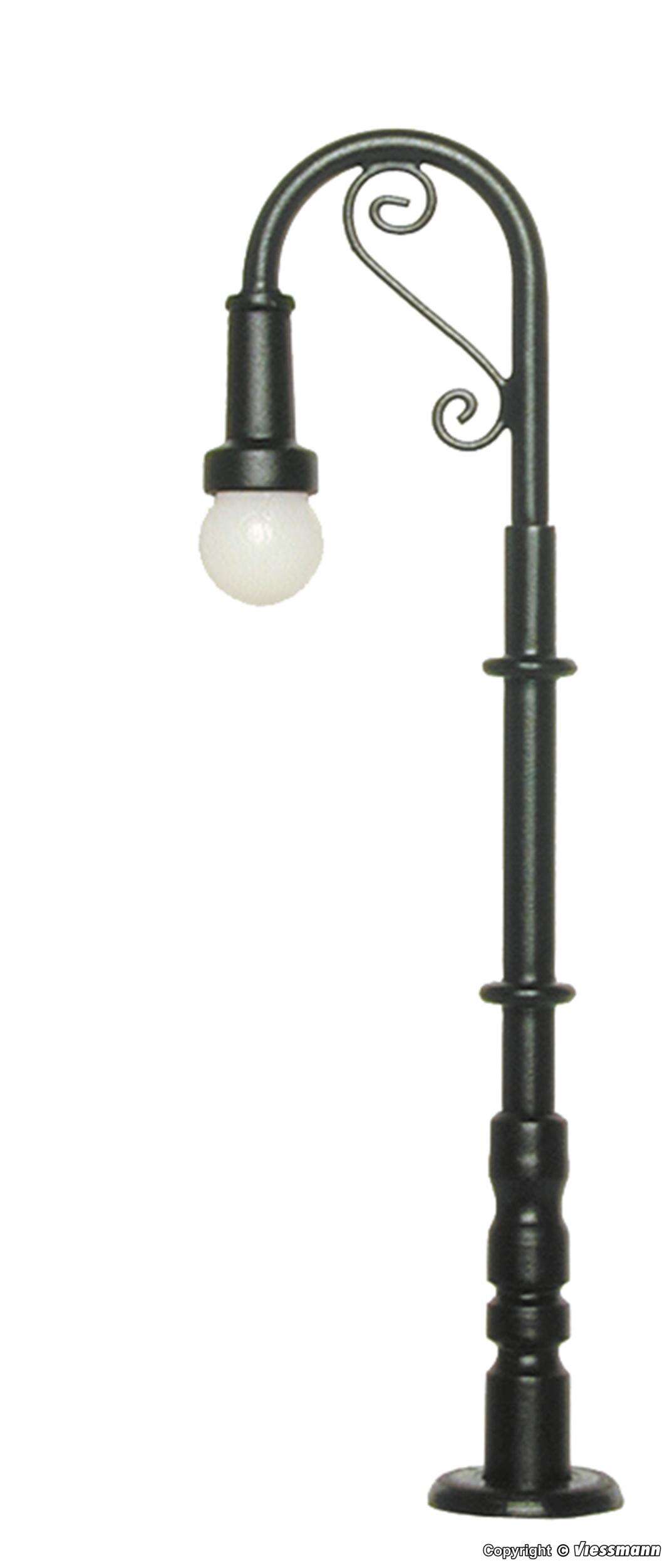 H0 Park lamp, LED warm-white