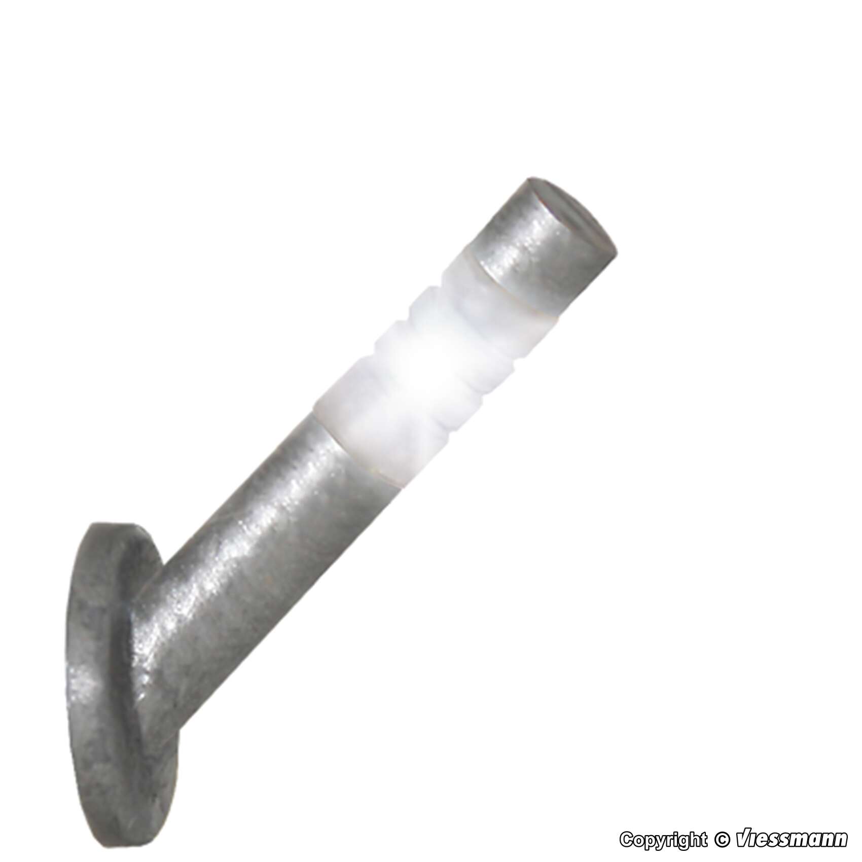 H0 Wall lamp stainless steel design, LED white