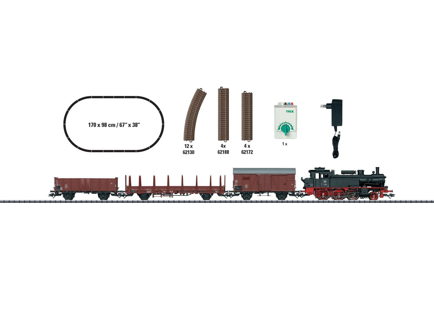 "Era III Freight Train" Starter Set. 230 Volts