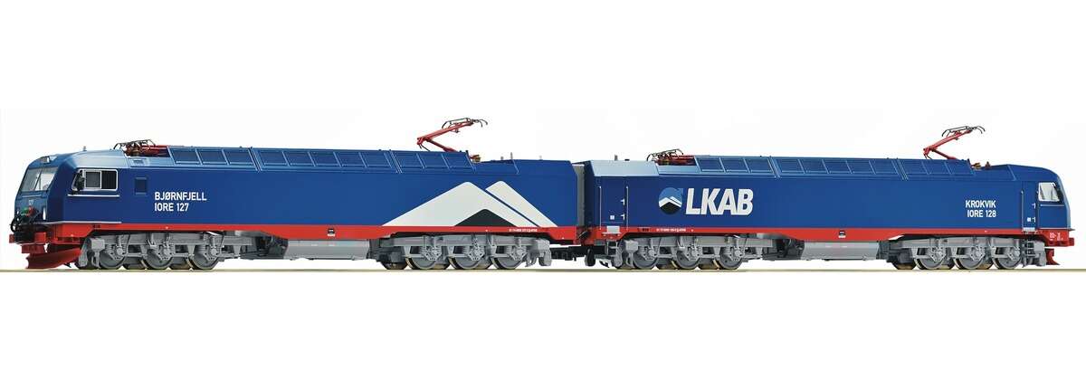 Electric double unit locomotive IORE of the LKAB