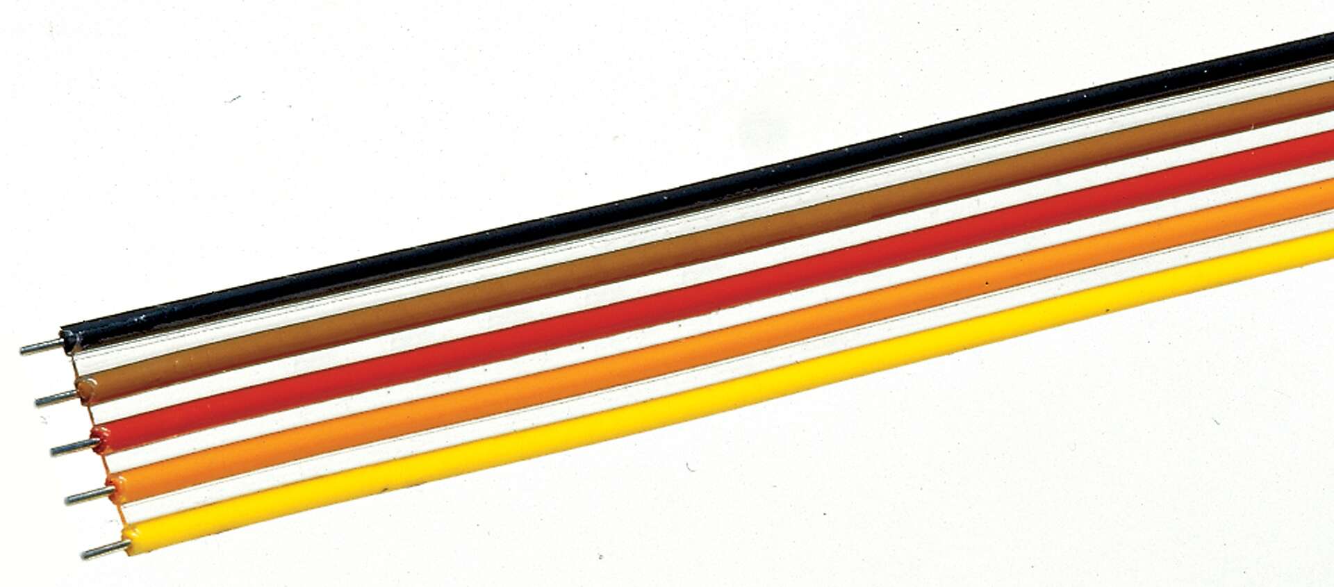 5-pole flat ribbon cable