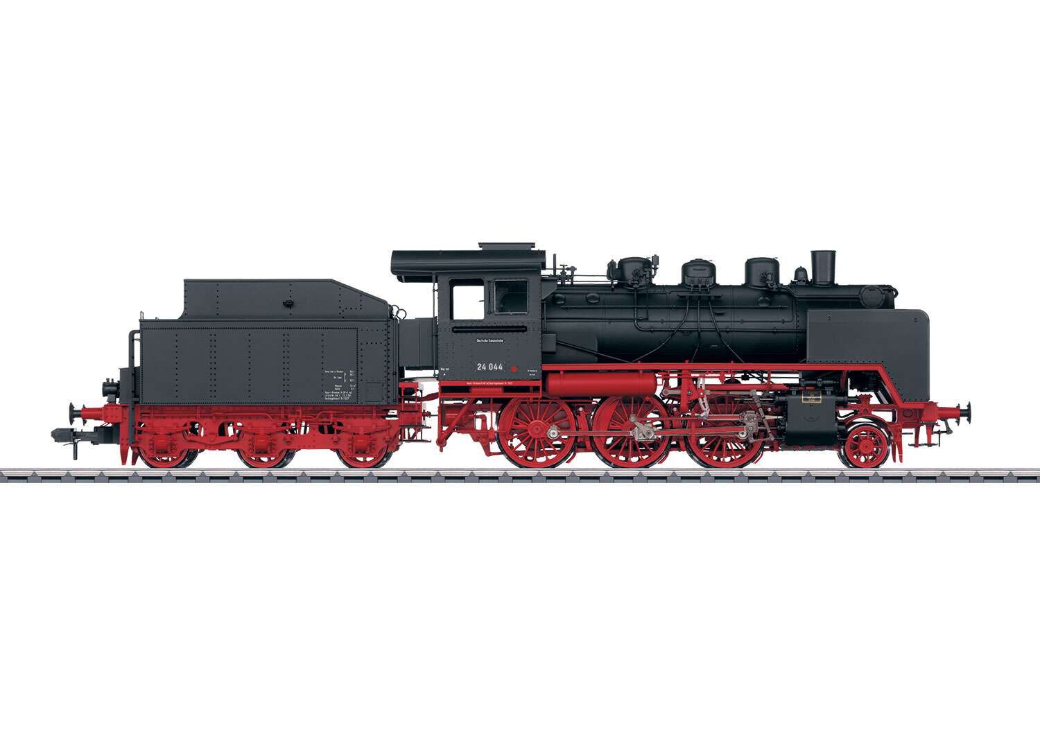 Steam Locomotive with a Tender.