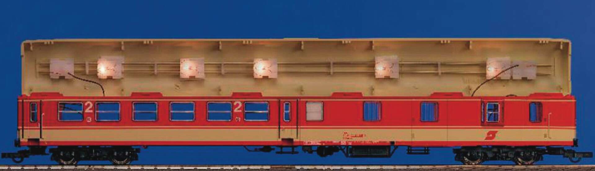 Universal lighting kit for 4-axled wagons
