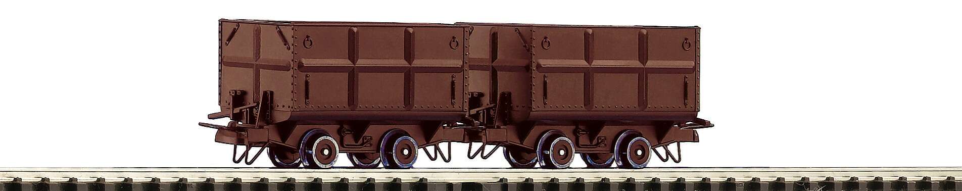 HOe, 2 piece set: side tipping wagons