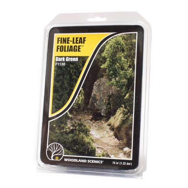 Woodland, Fine-leaf foliage dark green