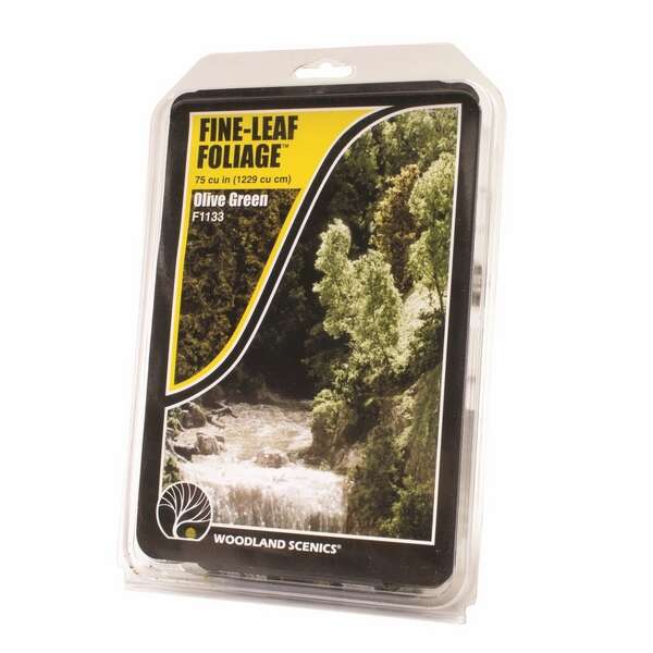Woodland, Fine-leaf foliage olive green