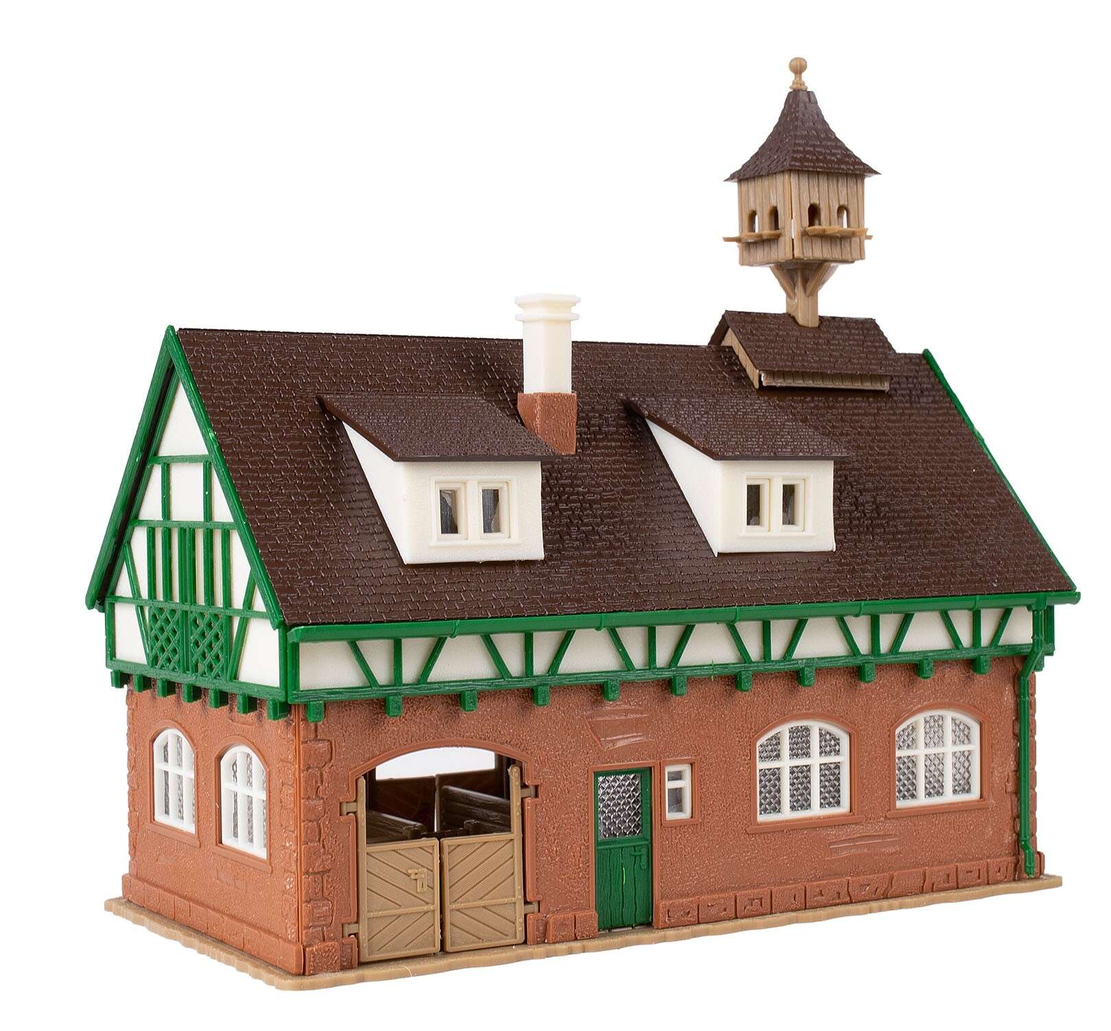 Stable with pigeonry and horse boxes removable roof
