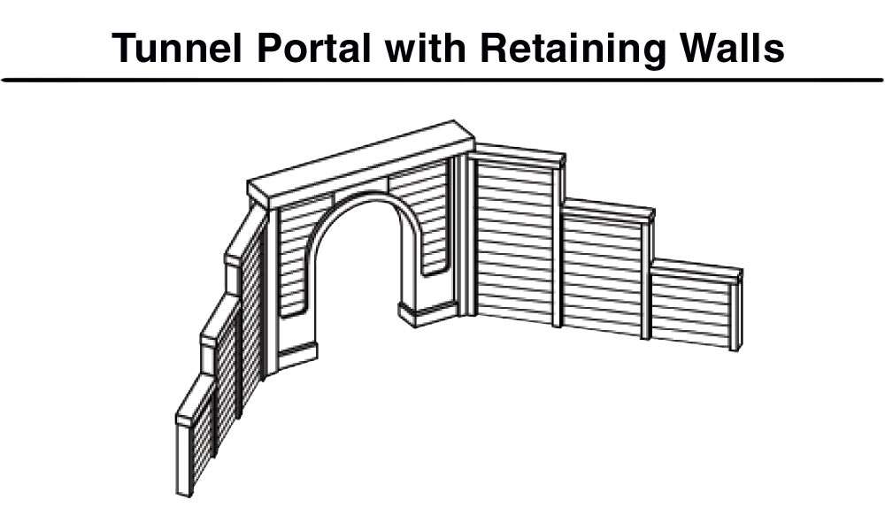 Woodland Timber Single Portal - HO Scale