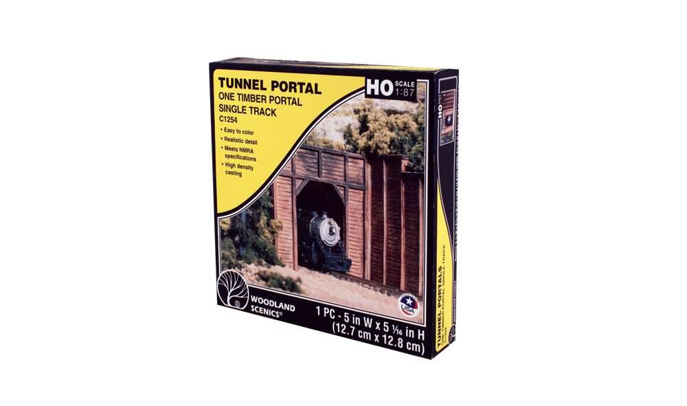 Woodland Timber Single Portal - HO Scale