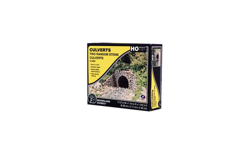 Woodland Random Stone Culvert - HO Scale