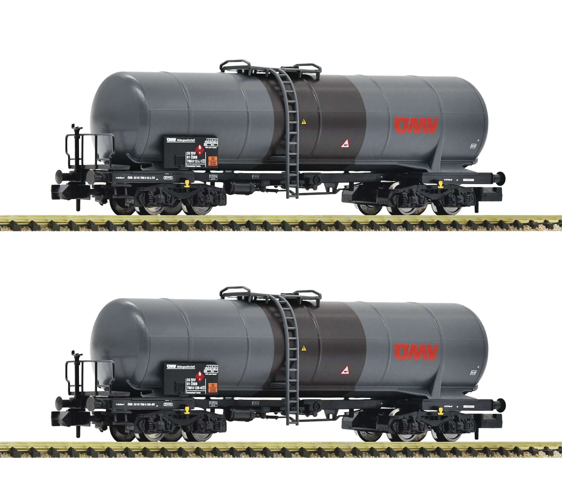 2 piece set tank wagons, ÖBB