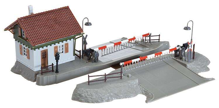 Level-crossing with gatekeeper’s house
