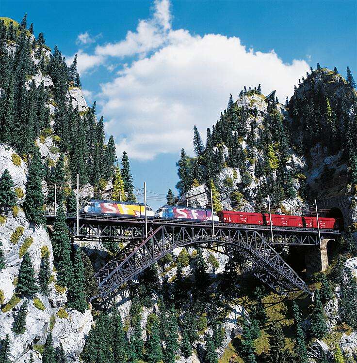 Bietschtal bridge, two-track