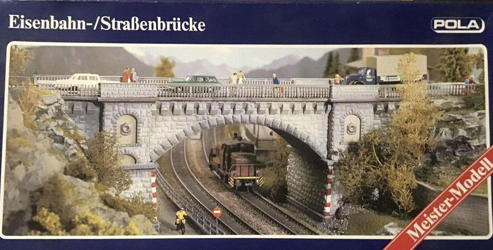 Vei/jernbanebru 335mm HO