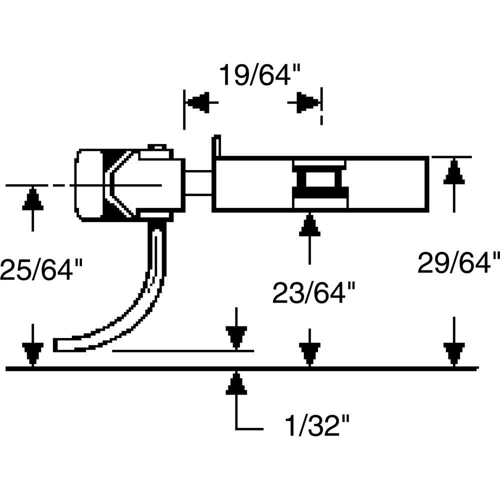 HO Scale (NO.5®) Universal Metal Couplers with Gearboxes - Medium (9/32") Centerset Shank