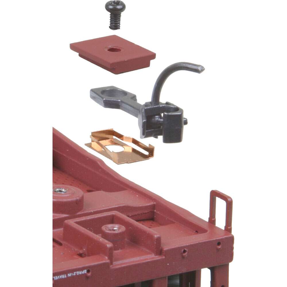 HO Scale (NO.5®) Universal Metal Couplers with Gearboxes - Medium (9/32") Centerset Shank