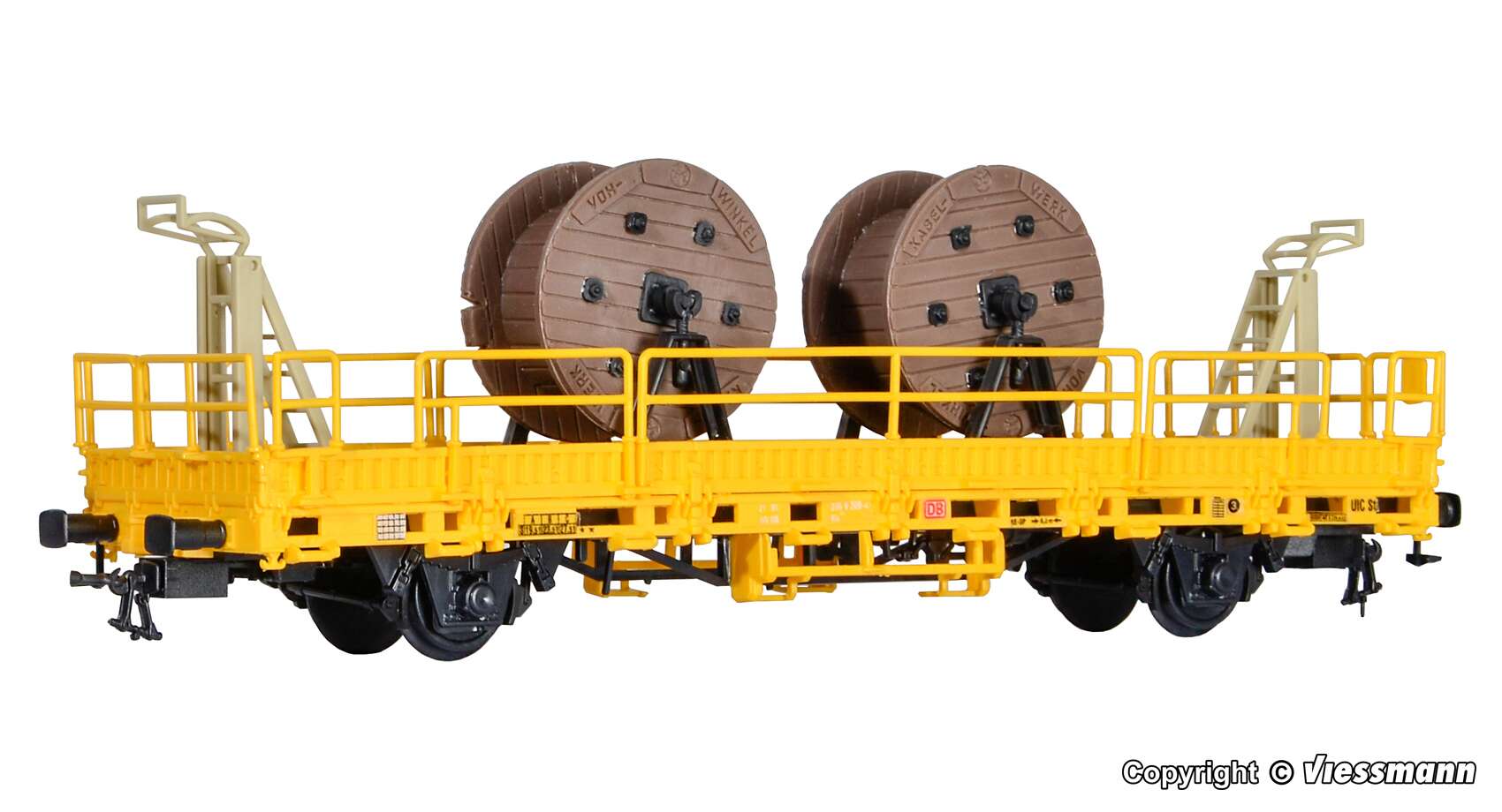 Two-way UNIMOG with push-pull frame and low side car for catenary construction