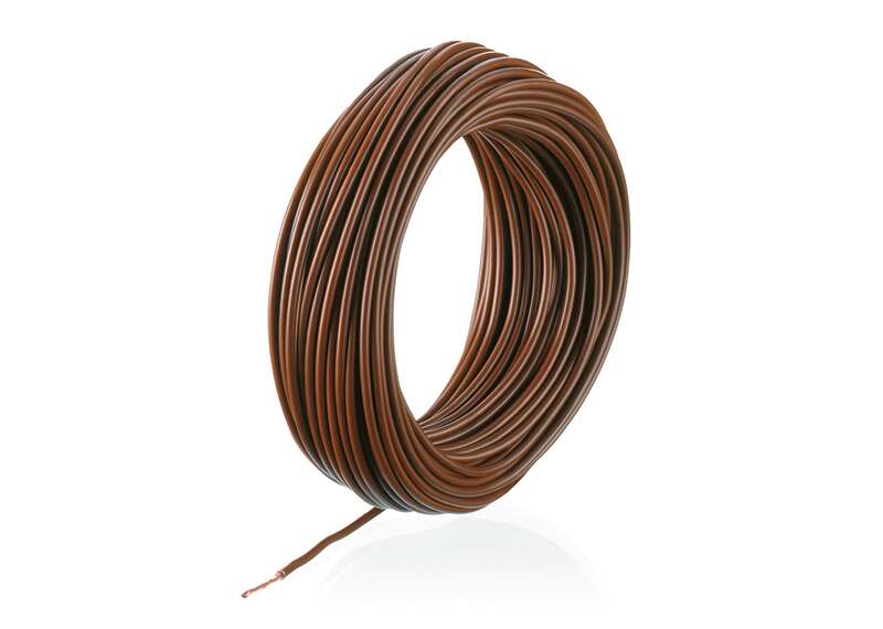 Wire brown 10m