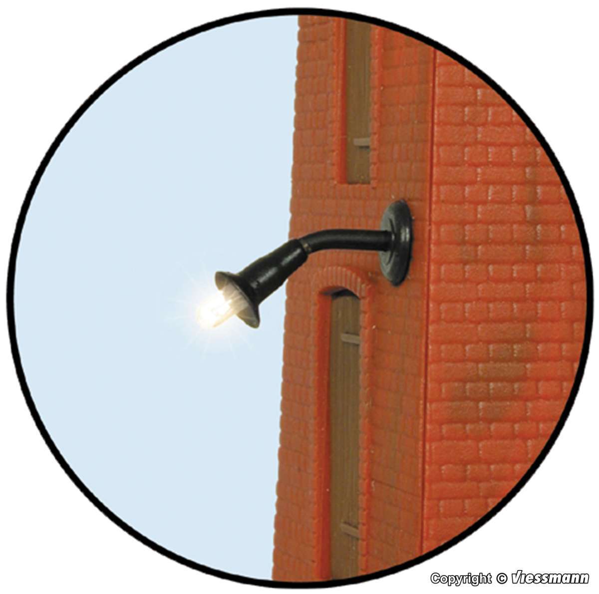 N Wall lamp small, LED warm-white