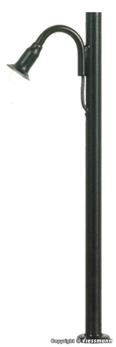 N Wood post lamp, LED warm-white